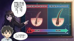 髪伸びるの早い人ははげる?ヘアサイクルの真実と対策 | 髪の毛さん行かないで