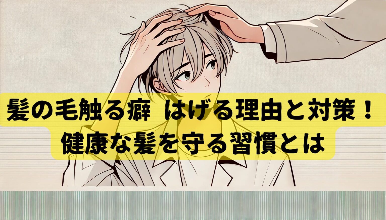 髪の毛触る癖 はげる理由と対策!健康な髪を守る習慣とは | 髪の毛さん行かないで