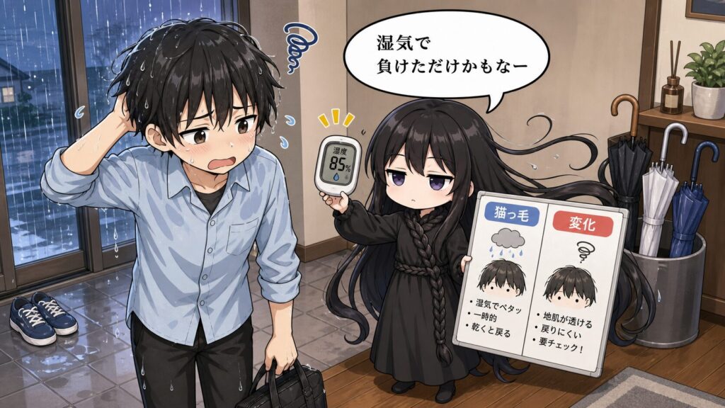 猫っ毛と薄毛の違い