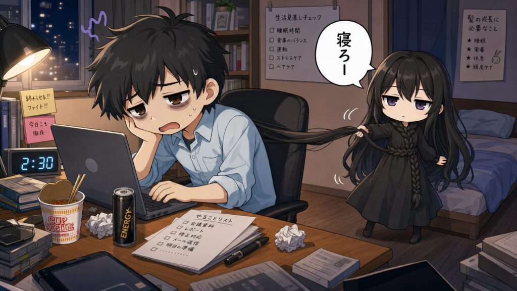 20代で髪が細くなった時