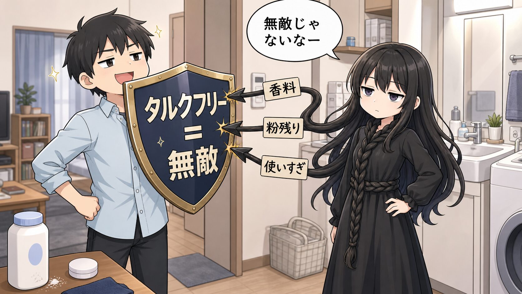 タルクフリーなら安全か