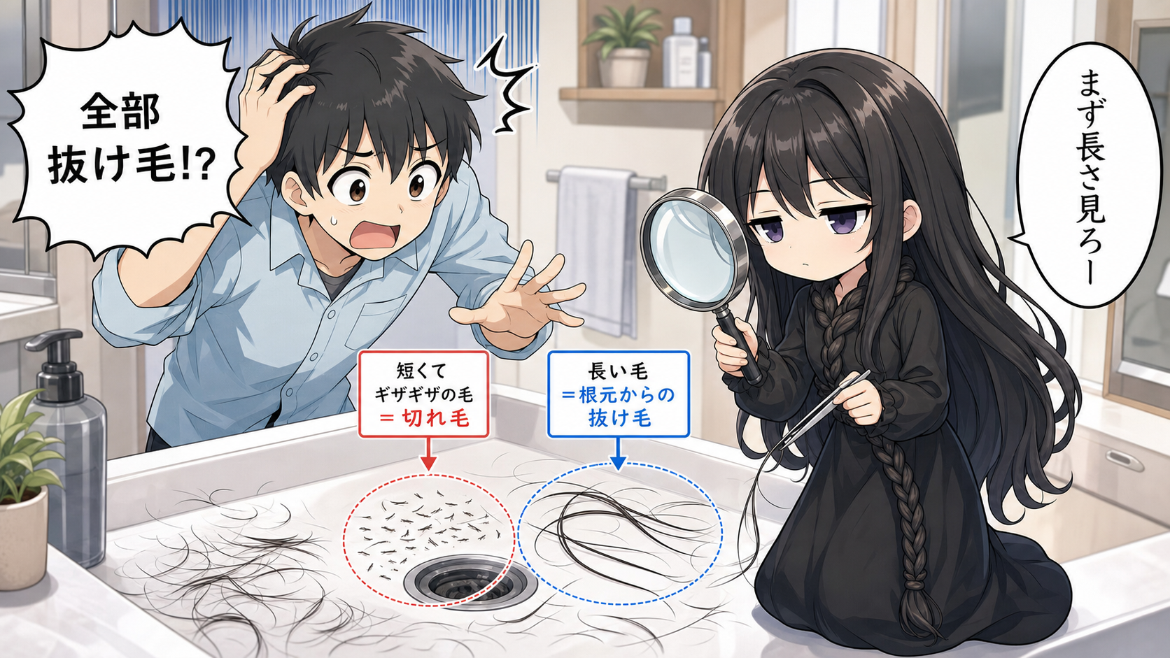 ヘアアイロンで抜け毛は増える