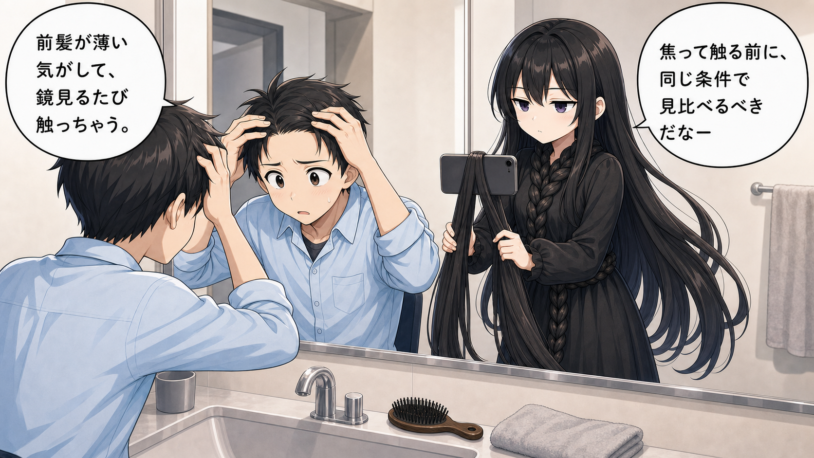 前髪や生え際の薄毛