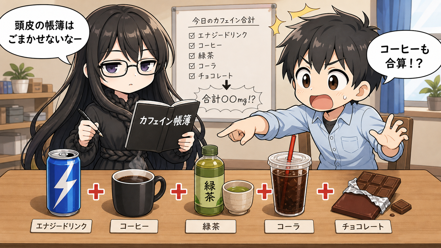 頭皮環境を守る摂取量の解説漫画