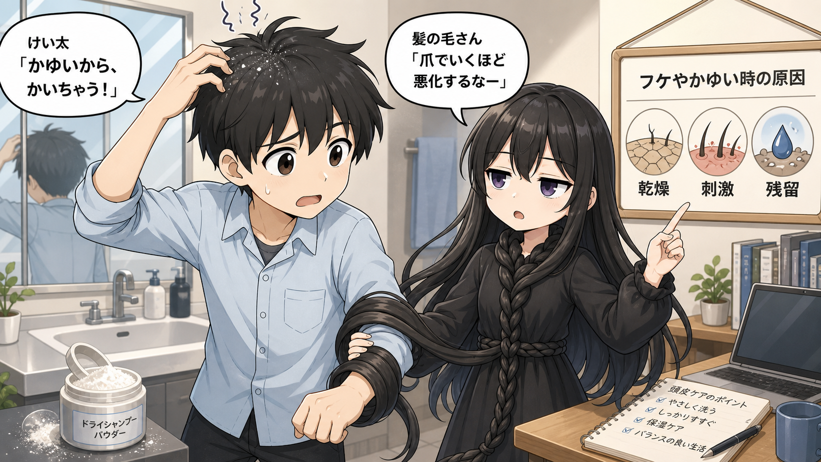 フケやかゆい時の原因