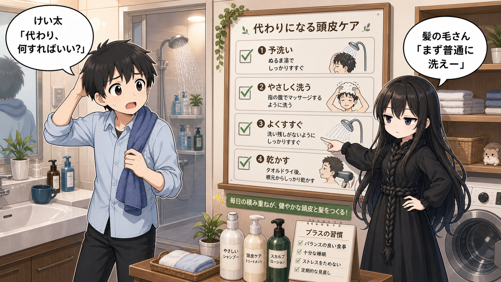 代わりになる頭皮ケア