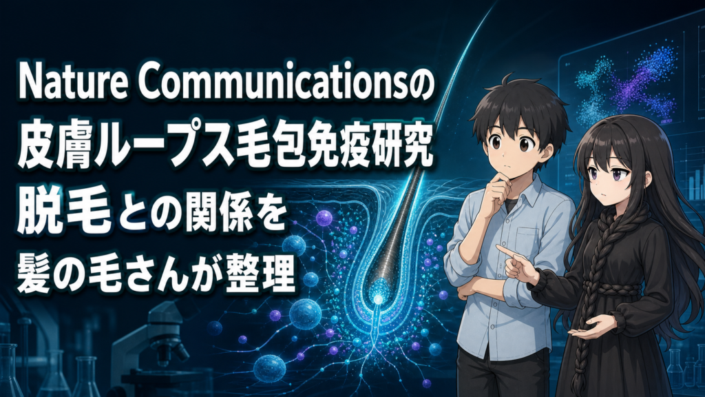 Nature Communicationsの皮膚ループス毛包免疫研究｜脱毛との関係を髪の毛さんが整理