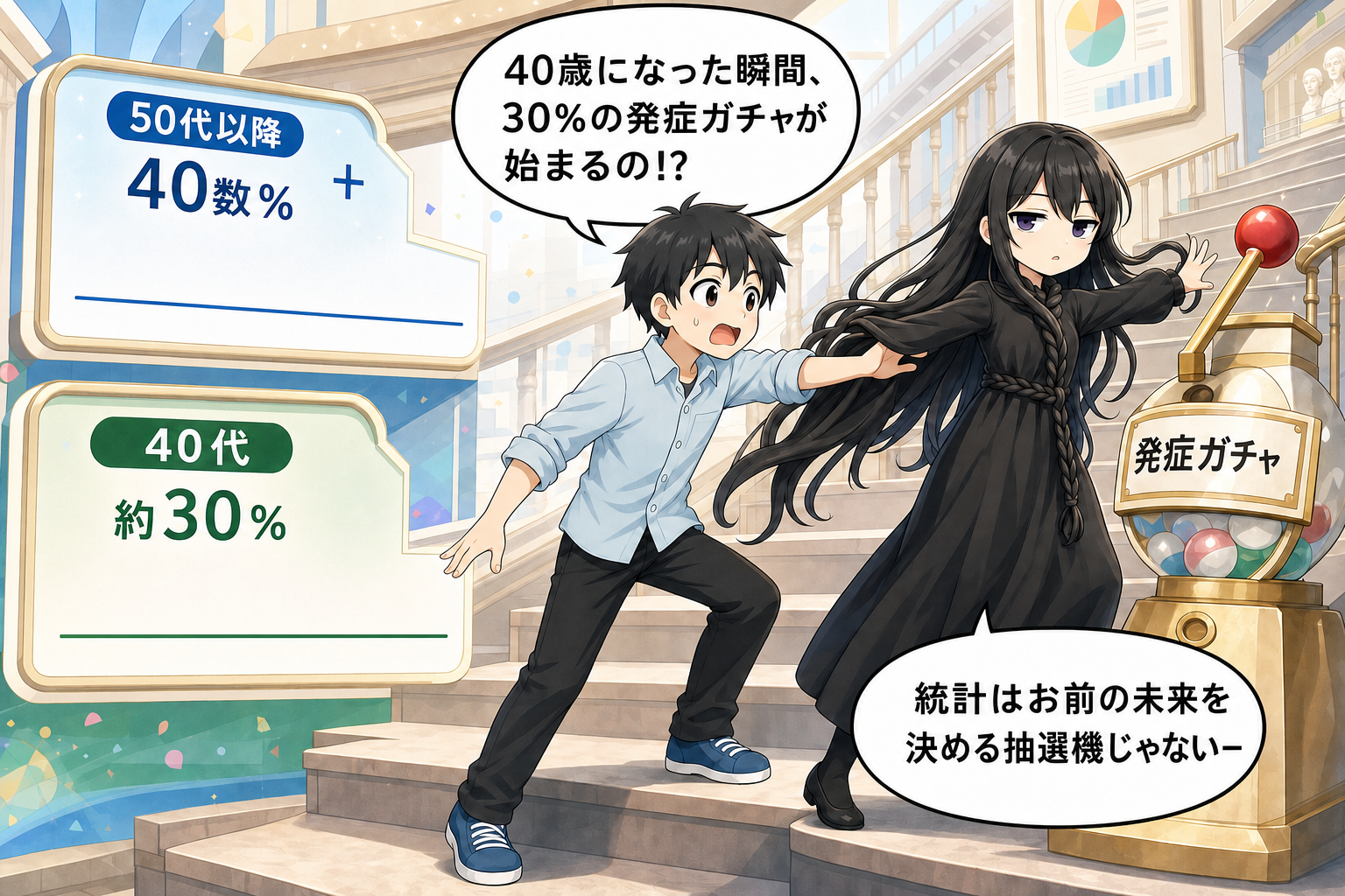 40代・50代のはげの割合