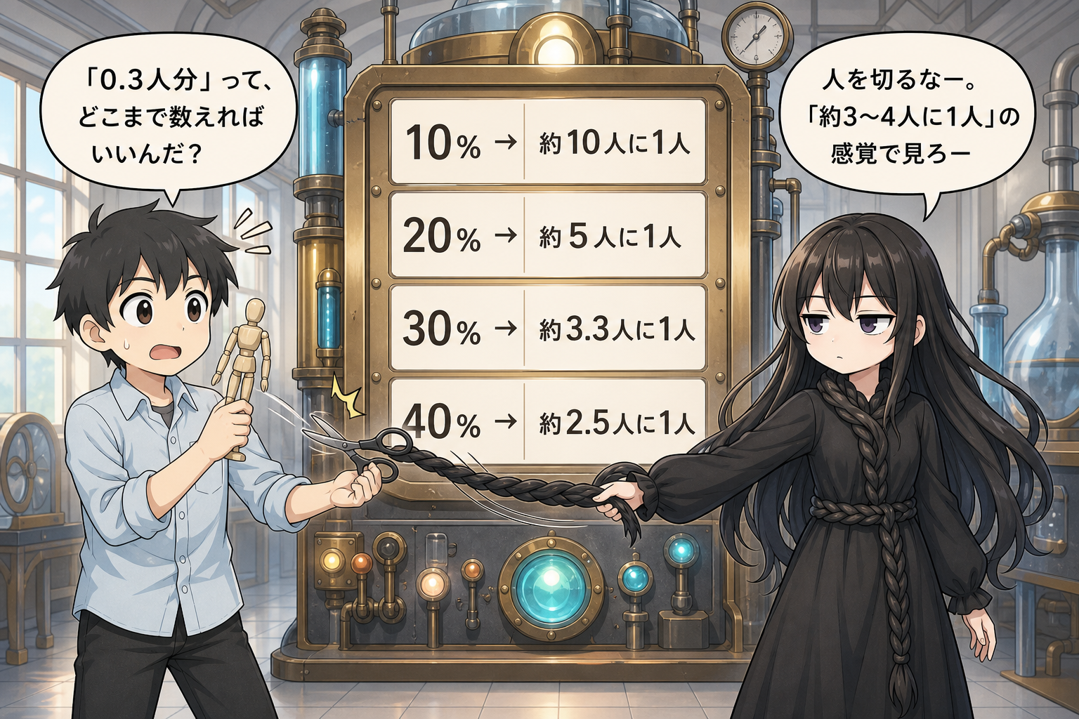 はげは何人に一人いるのか