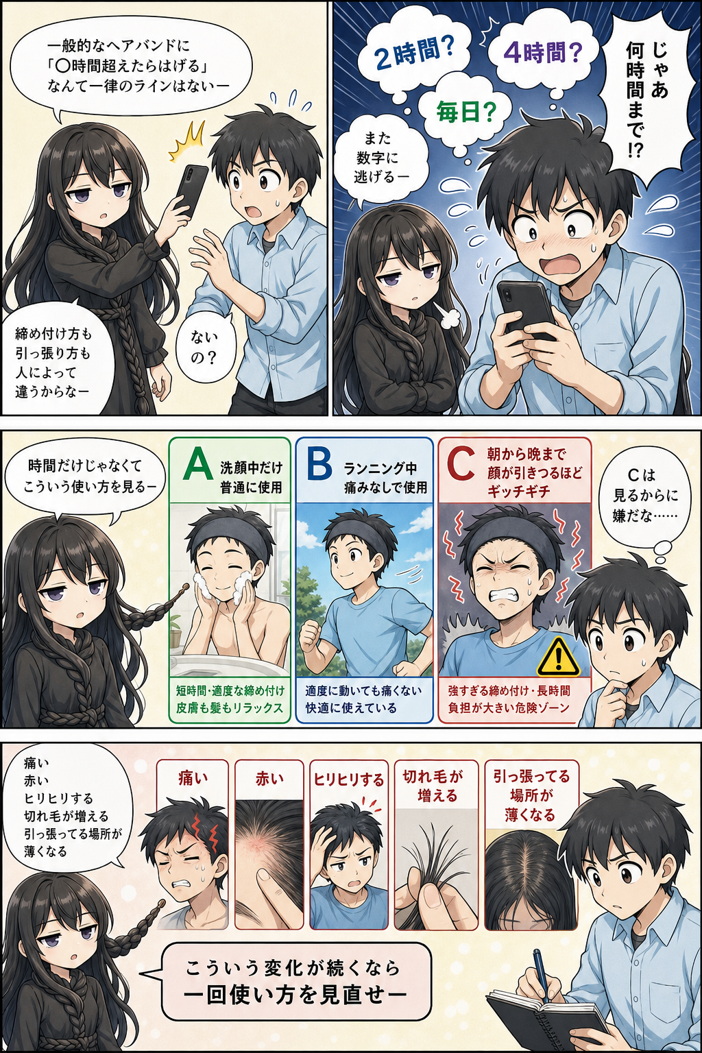 ヘアバンドではげる！？髪の毛さんに聞いてみた 5ページ目