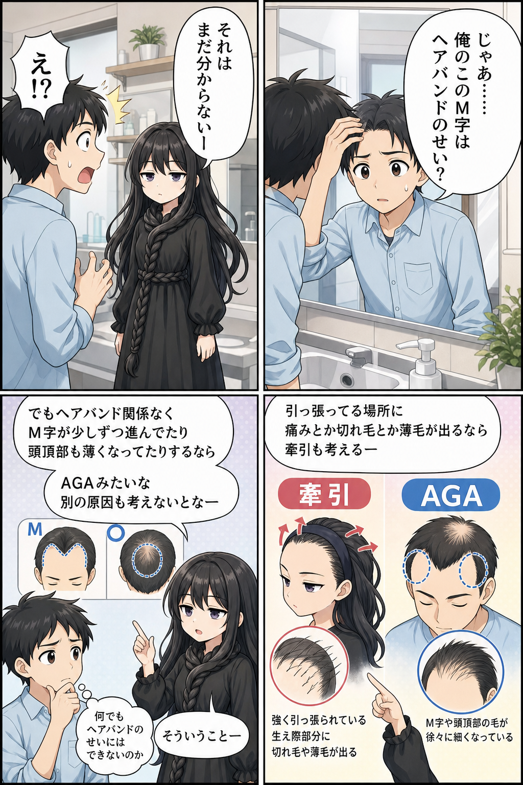 ヘアバンドではげる！？髪の毛さんに聞いてみた 7ページ目