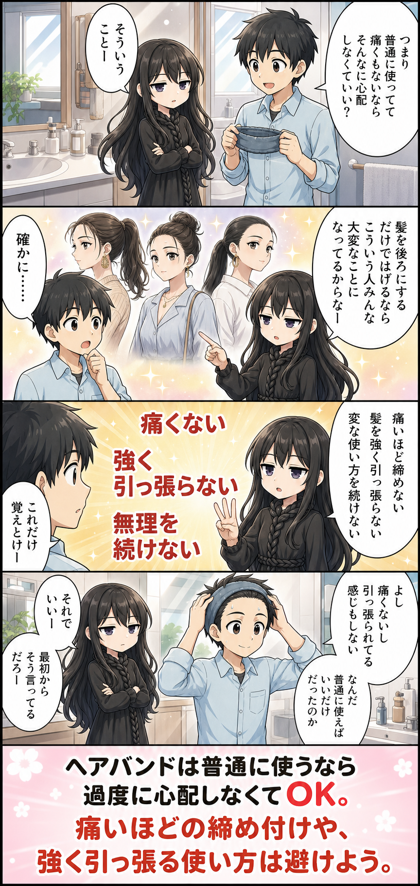 ヘアバンドではげる！？髪の毛さんに聞いてみた 8ページ目