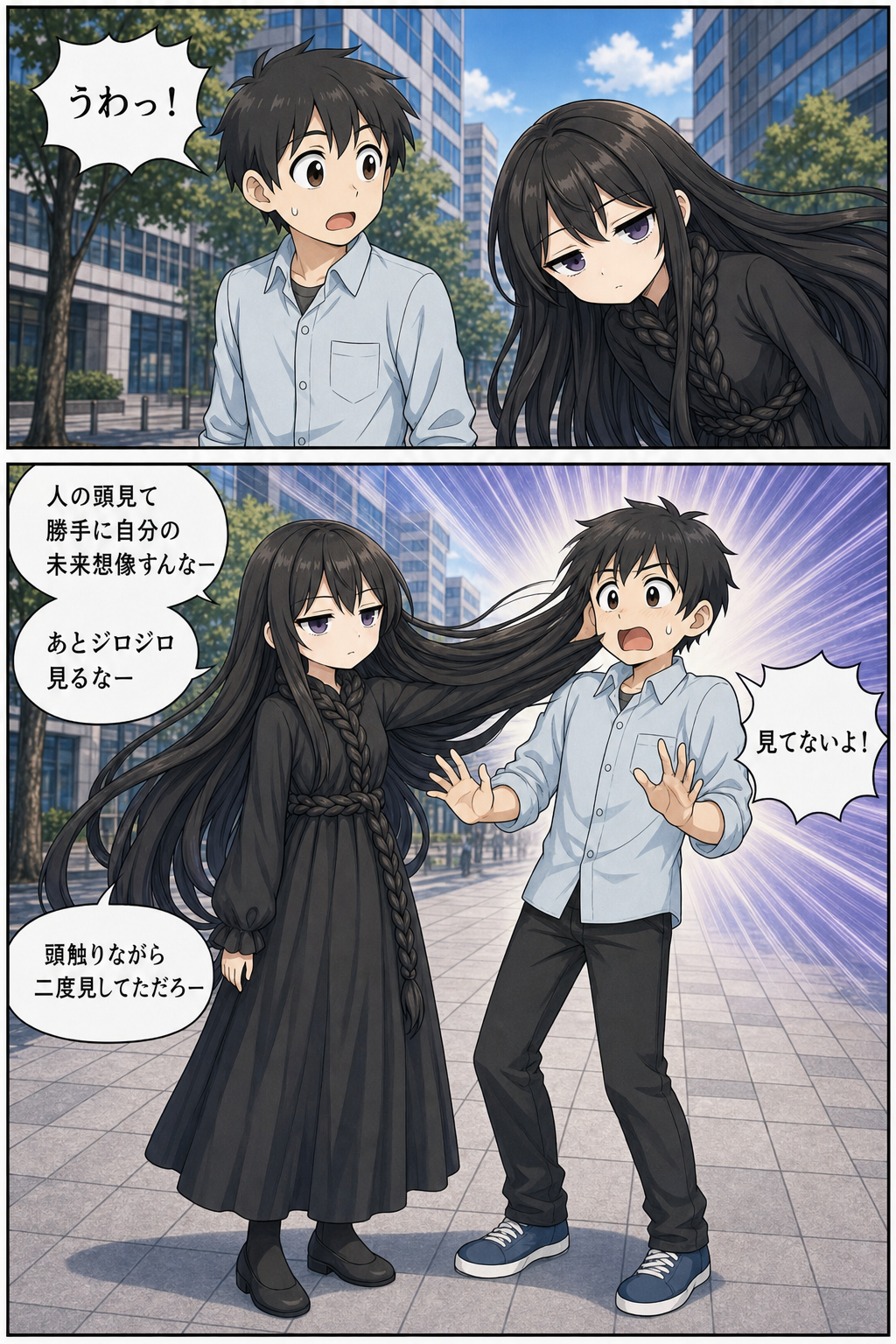 日本人男性のAGA割合を解説する漫画 2ページ目