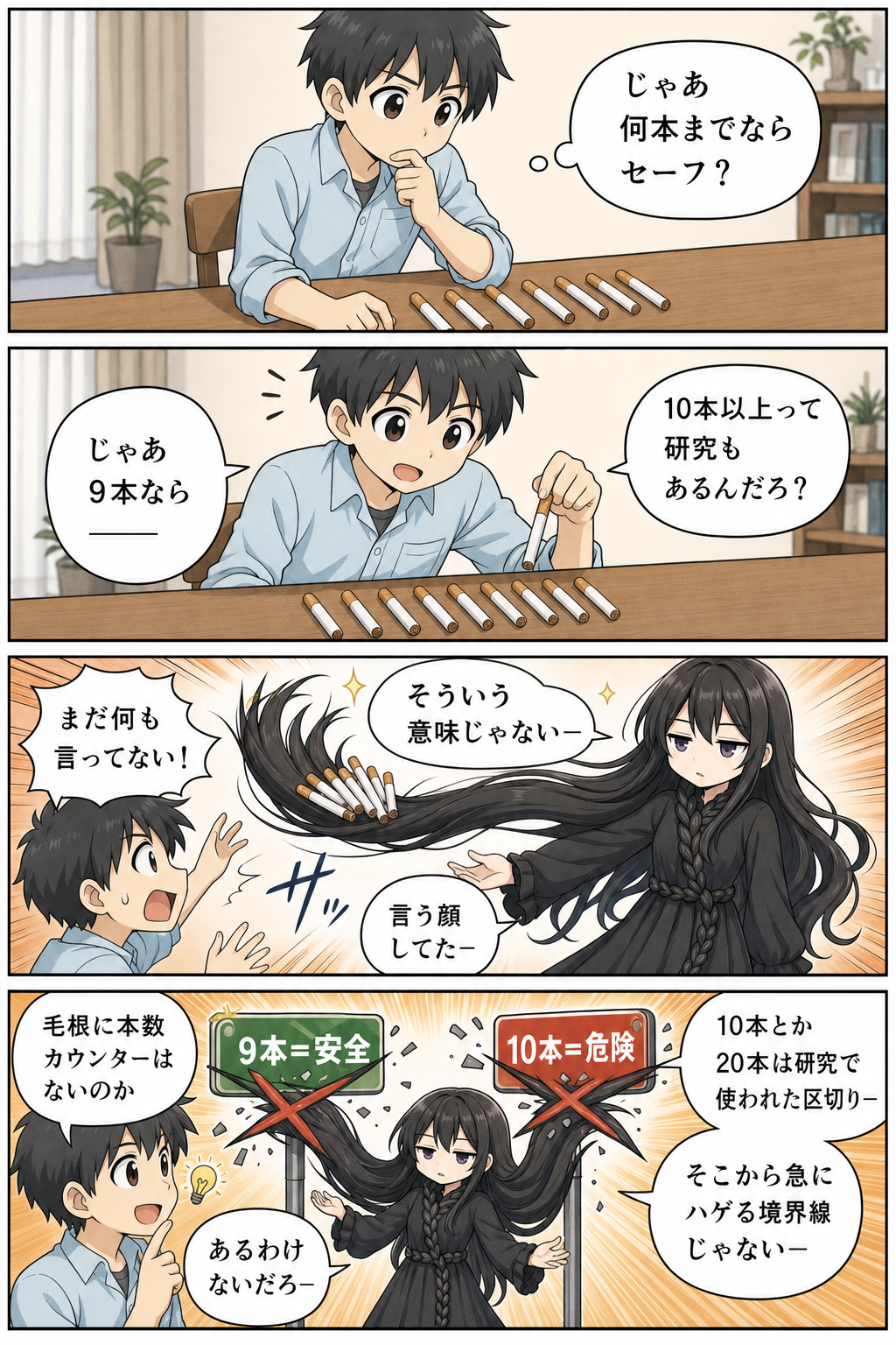 喫煙とAGAの導入漫画 06ページ目