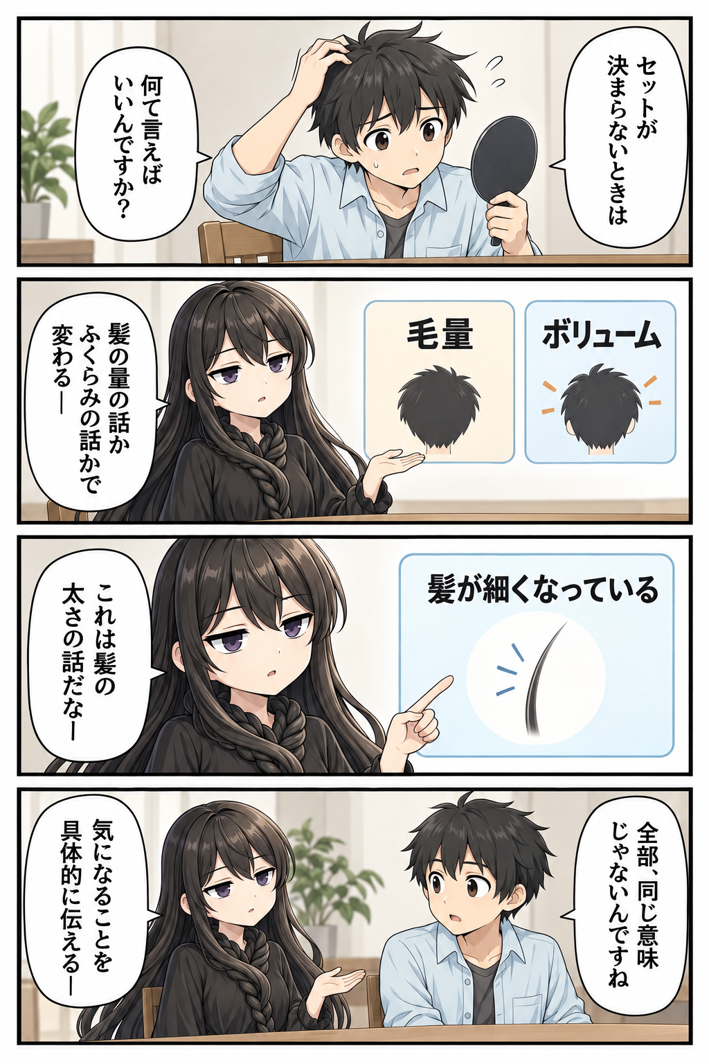 漫画「はげの丁寧な言い方」6ページ／全16ページ